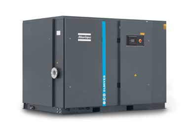 Máy nén không khí Atlas Copco GL55-90 - Động cơ IE3 hiệu suất cao với cách điện lớp F và tăng nhiệt độ lớp B