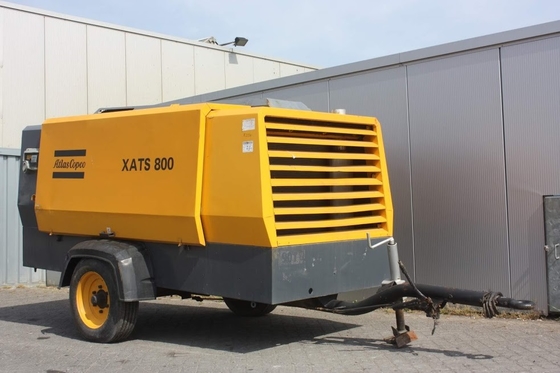 Nguồn năng lượng điện Máy nén di động XATS800Cd Kích thước nhỏ Hiệu suất lớn màu vàng