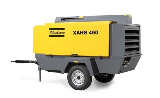 Máy nén khí di động XAHS450 với 6 xi-lanh, dễ dàng di chuyển