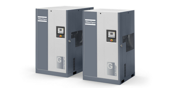 Máy nén không khí vít Atlas 75kW GA Series GA 75 73dB ((A) Mức độ ồn ISO 8573-1