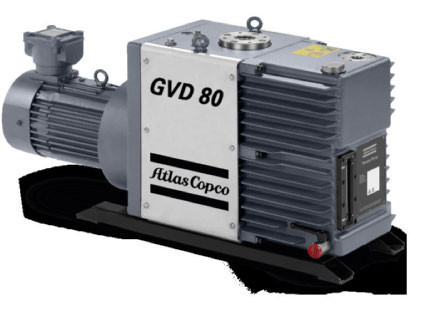 Máy bơm chân không biến đổi tần số với kính nhìn dầu cao đầy đủ GVD 80 2 giai đoạn Vane quay kín dầu