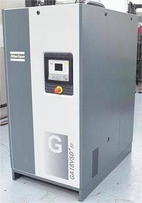 Vòng tròn phun dầu Atlas Variable Speed Drive Atlas VSD Plus với hợp kim nhôm GA18VSD +