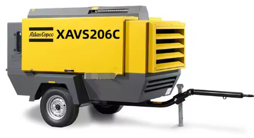 Máy nén di động công nghiệp XAVS206C với tự động tắt và 12,5 M3/min FAD