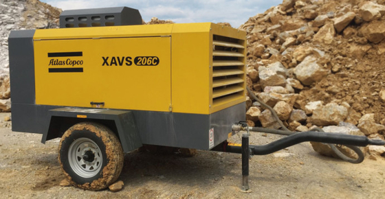 Máy nén di động XAVS206C Giải pháp hàng đầu cho nén di động và không khí trong các ứng dụng công nghiệp