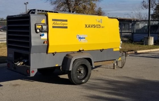 XAVS 650 máy nén di động cho tải đầy đủ 2000Rpm Di động