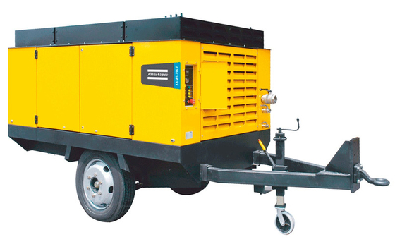 Ứng dụng khí di động Máy nén di động XAMS800E với áp suất làm việc định lượng 8 bar và hàm lượng dầu thấp