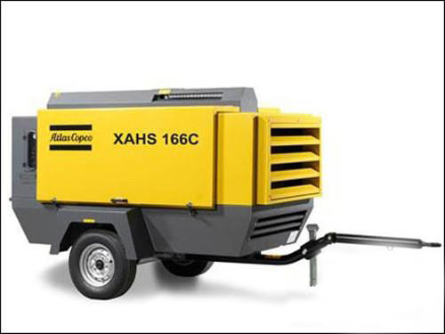 Máy nén không khí di động cỡ trung bình Atlas XAHS166C Công nghệ đường sắt chung áp suất cao để giảm tiêu thụ nhiên liệu