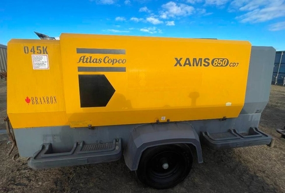 Máy nén khí di động mạnh mẽ XAMS850Cd 3100 Kg và FAD 24.2 M³/phút cho các ứng dụng hạng nặng