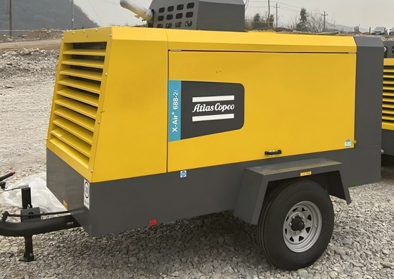 Máy nén khí di động màu vàng X-AIR+688-20 Giải pháp tối ưu cho nén khí di động và mạnh mẽ
