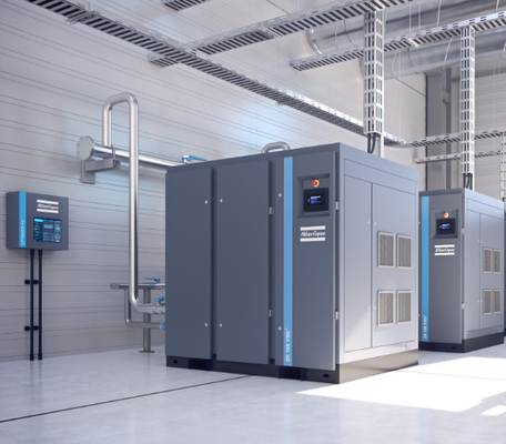 Không dầu ZE ZA VSD, áp suất thấp Atlas máy nén không khí vít Chứng chỉ EMC