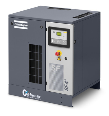 22kw nước tiêm Atlas vít máy nén không khí AQ 22 VSD Oil Free
