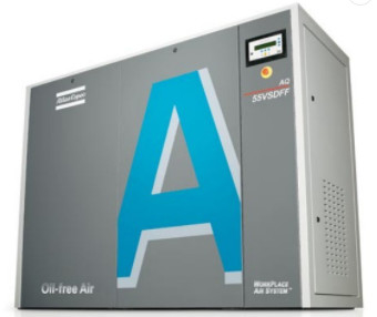55kw không dầu Atlas vít máy nén không khí nước tiêm AQ 55 VSD