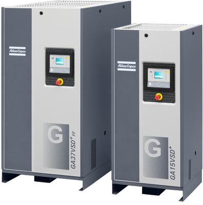 70kw Atlas GA 75+VSD, Atlas Screw Air Compressor Chuyển đổi tần số