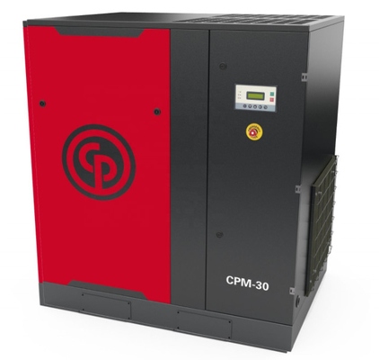 CPM30 Chicago Pneumatic Atlas Screw Air Compressor 22KW 430kg Với máy bít tốc độ chậm