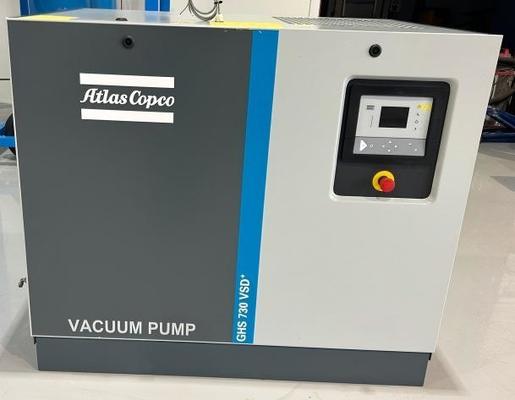 Bơm hút chân không AC công nghiệp GHS 730 VSD+ với công suất trục 11 KW và độ ồn thấp 51-73 DB A