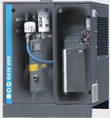 50 Hz Tần số GA Series GA15VSD của Atlas Công nghệ khô tích hợp cung cấp hoạt động công nghiệp ổn định và độ tin cậy cao hơn