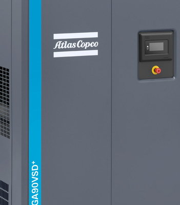 Máy nén không khí vít Atlas 110kw VSD Plus GA110VSD + Vật liệu hợp kim nhôm