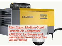 Máy nén không khí di động cỡ trung bình của Atlas Copco XAVS236C cho tỷ lệ áp suất và khối lượng khí đa dạng và hợp lý